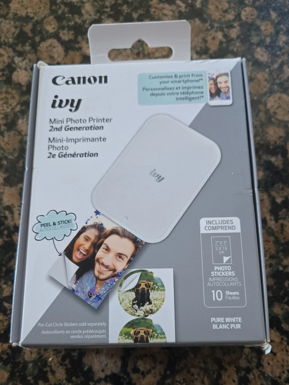Canon Ivy Mini 2nd Generation Photo Printer - With 20 Extra Photo Sheets